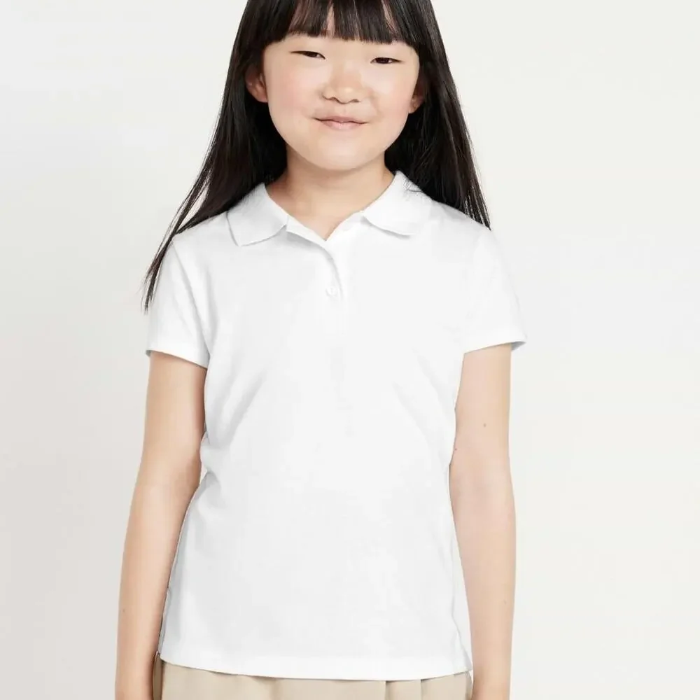 school uniform Jersey-knit polo girls for girls size S (6-7 )